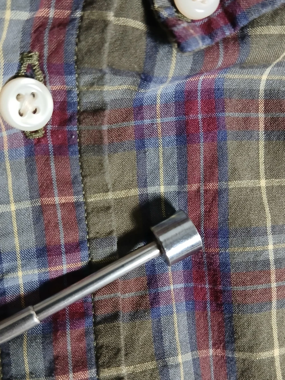 Ralph Lauren Button Up Long Sleeve Shirt Kids 4/4T Plaid